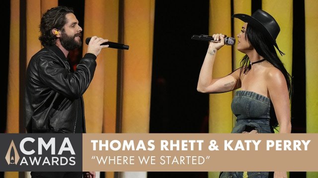Thomas Rhett & Katy Perry - Where We Started (The 56th Annual CMA Awards)